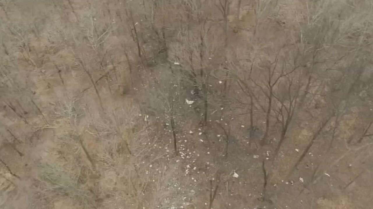 Clark County Plane Crash Scene